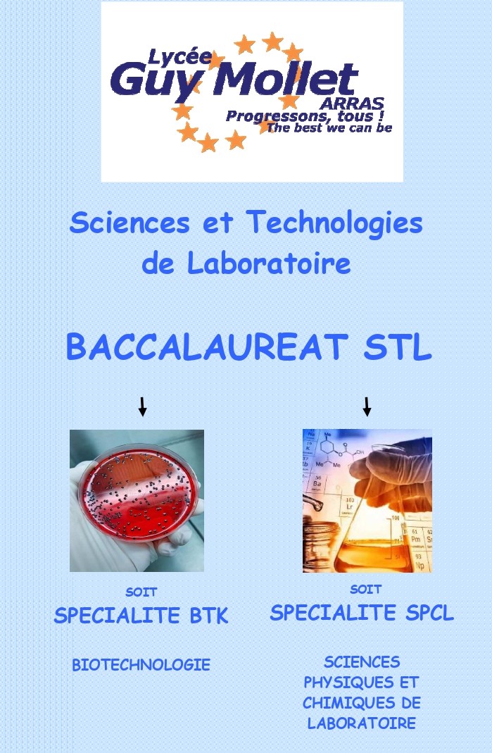 Bac STL : Sciences Et Technologies De Laboratoire – Lycée Guy Mollet